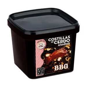 BG CHEF Costillas de cerdo asadas bbq Steak House Style 500 g.