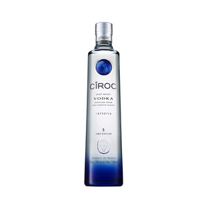 Imagen de CÎROC Vodka blanco premium francés con 5 destilaciones botella de 70 cl.