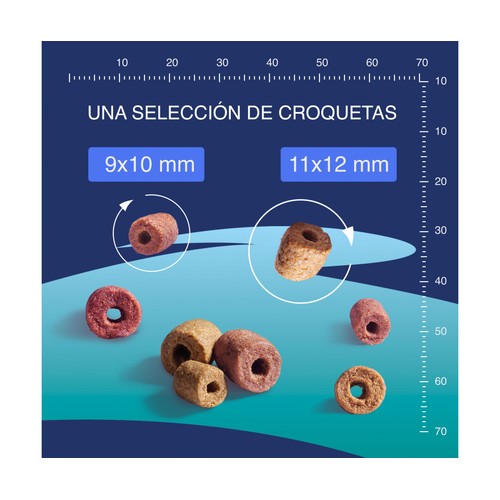 FELIX Snacks para gatos sabor a pescado horneado y gambas, Play Tubes PURINA FÉLIX 50 g.