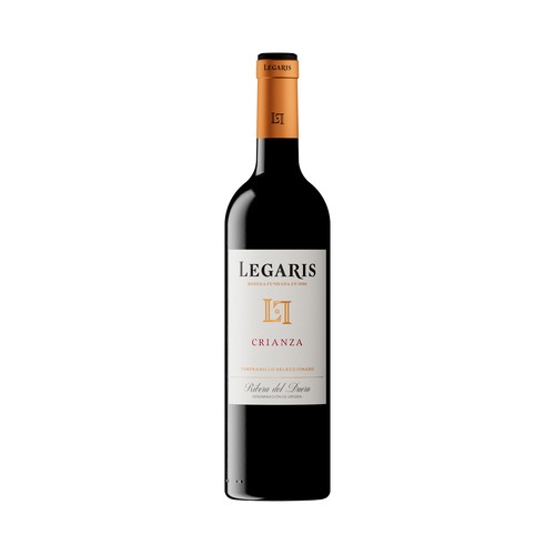 LEGARIS  Vino tinto crianza con D.O. Ribera del Duero LEGARIS botella de 75 cl.