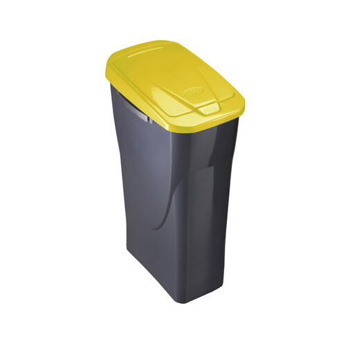 ECOBIN Cubo de basura con tapa. amarillo ECOBIN 25 l.