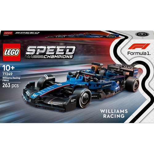 LEGO Speed Champions coche de carreras Williams Racing FW46 F1 77249, 263 piezas, +10 años.