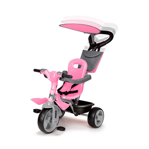 FAMOSA Triciclo infantil Baby Plus Music Rosa +3 Años