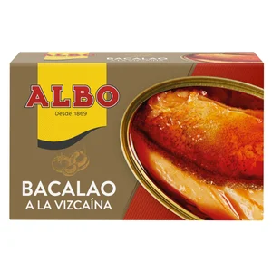 ALBO Bacalao a la vizcaína lata de 70 g.