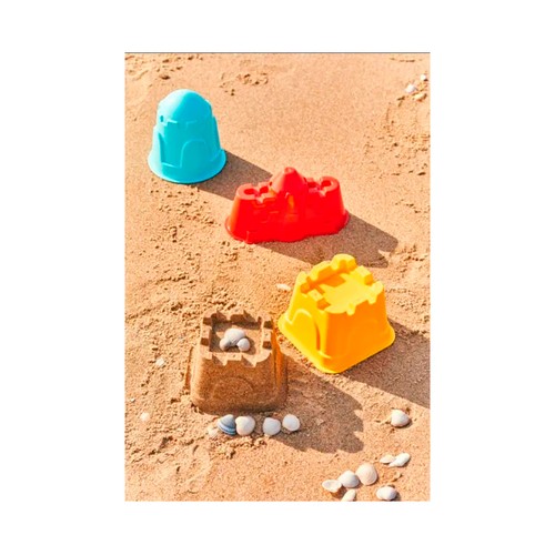 Moldes grandes para castillo de arena modelos surtidos. ONE TWO FUN