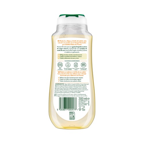 TIMOTEI Champú iluminador para cabellos rubios 300 ml.
