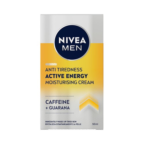 NIVEA Men Skin energy Crema faical hidratante y revitalizante especial para hombre 50 ml.