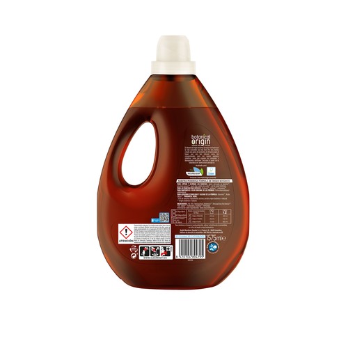 BOTANICAL ORIGIN Detergente gel Flor de naranjo & hojas cítricas, apto pieles sensibles, origen natural BOTANICAL ORIGIN 35 lav. 1,575 l.