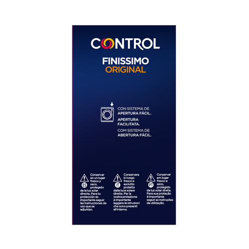 CONTROL Preservativos lubricados finos, con un ajuste perfecto CONTROL Finissimo Original 24 uds.