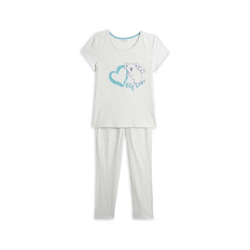 Pijama de manga corta para mujer IN EXTENSO, talla S.