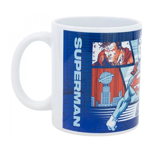 Taza de cerámica de sublimación de 325 ml en caja de SUPERMAN.