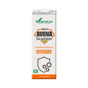SORIA NATURAL Defensas Bebida vegetal ecológica de avena con equinácea 1 l