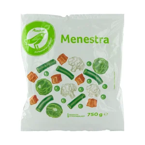 PRODUCTO ECONÓMICO ALCAMPO Menestra de verduras ultracongelada PRODUCTO ECONÓMICO ALCAMPO 750 g.