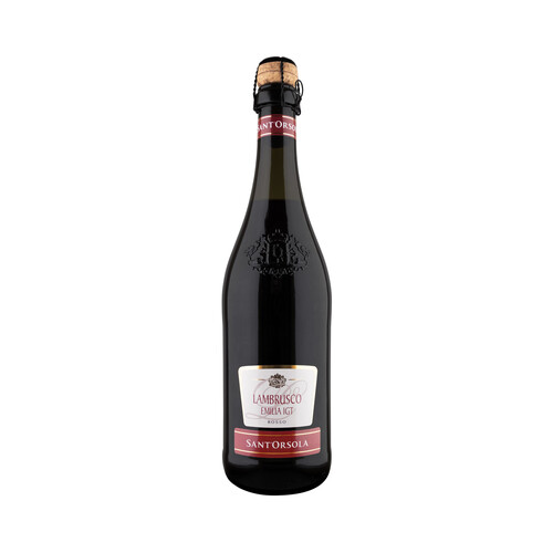SANT'ORSOLA  Vino tinto lambrusco con IGT Emilia lambrusco SANT'ORSOLA botella de 75 cl.