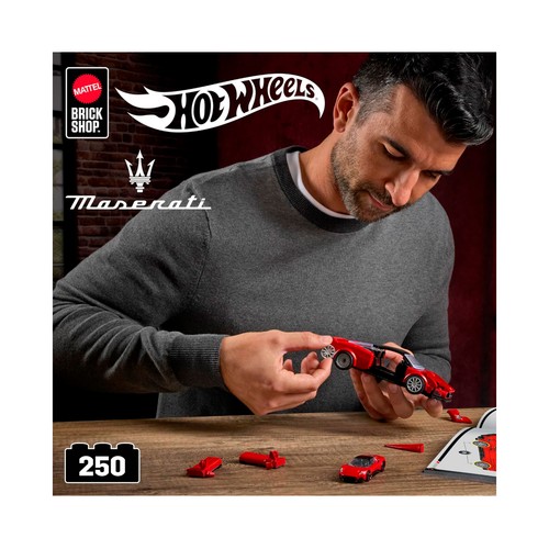 Hot wheels conjunto de construccion  speed maserati.JIN JIA TOYS.
