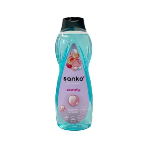 SANKO Gel de baño o ducha con aroma a caramelo, para todo tipo de pieles 1250 ml.