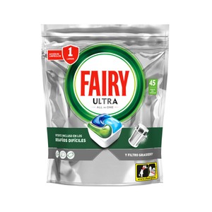 Imagen de FAIRY ULTRA Detergente lavavajillas máquina 45 dosis 670g