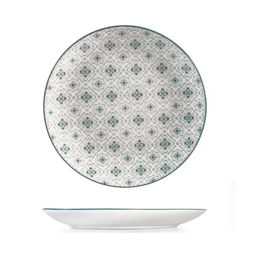 Plato postre 20,5cm porcelana, modelo Coupe Nora. H&H