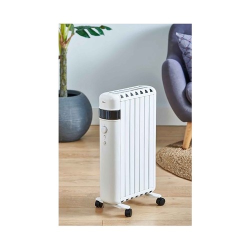 Radiador QILIVE Q.6117, 1500W, temporizador, temostato.