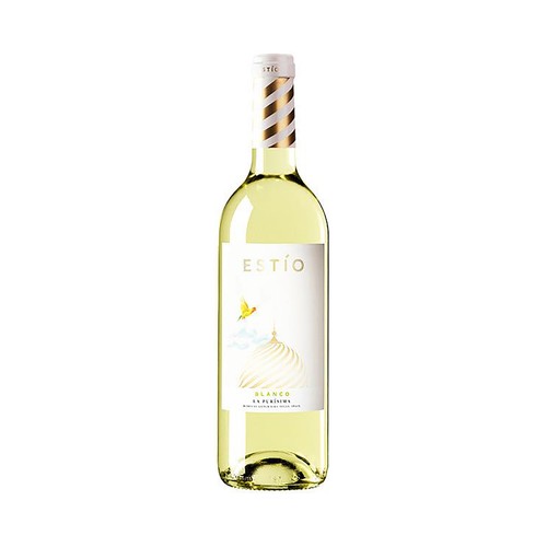 ESTIO  Vino blanco con D.O. de Yecla botella de 75 cl.