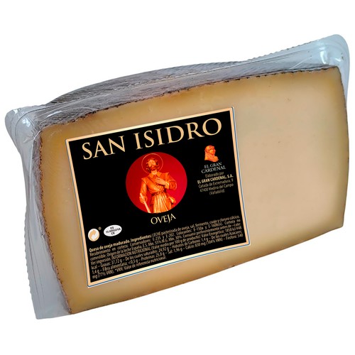 SAN ISIDRO Queso de oveja curado, media pieza.