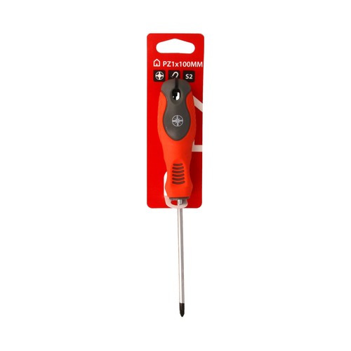 Destornillador pozidrive de estrella e imantado del número 2 y longitud de 1x100 mm, HERRAMIENTAS