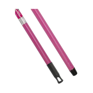 ROZENBAL Mango metálico forrado de 130 cm, para escoba y fregona.