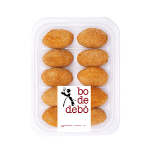 Imagen de BO DE DEBÓ Croquetas fritas de cocido, listas para calentar y comer BO DE DEBÓ 300 g.
