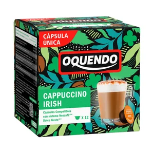 OQUENDO Café cappuccino irish en cápsulas 12 uds. 192 g.