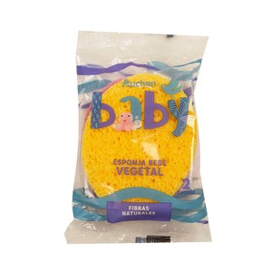 ALCAMPO BABY Esponja para bebé vegetal de fibra natural ALCAMPO BABY