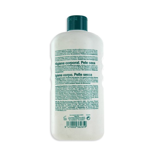 GERMISDIN Gel de baño antiséptico e hidratante sustituto del jabón especial para piel seca, GERMISDIN 1000 ml.