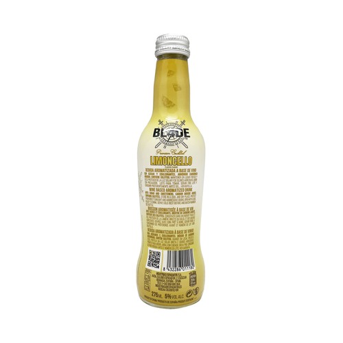 BL4DE Premium Combinado spritz con sabor a limoncello botella 27.5 cl.