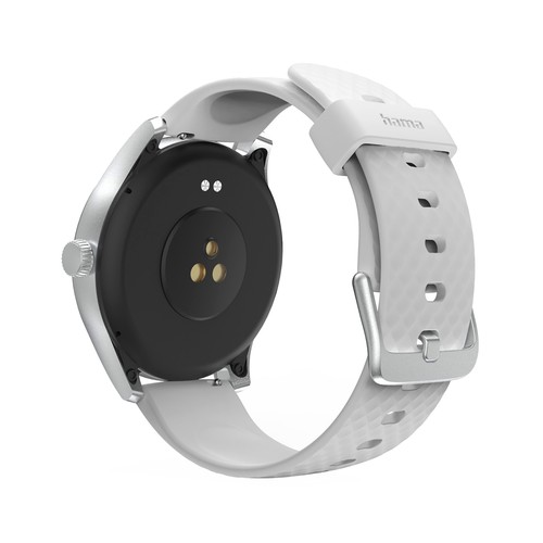 Smartwatch Fit Watch 5 HAMA 5010 color Plata, pantalla 1,38".