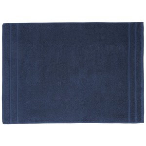 Imagen de Alfombra de baño 100% algodón color azul oscuro, densidad de 1000g/m², 50x70 cm. ACTUEL.
