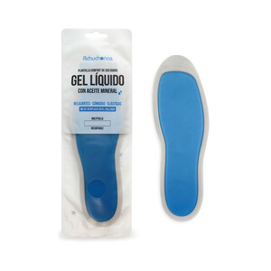 Plantillas gel liquido ACHUCHONAS, relajantes, cómodas, elásticas, talla 40/42.