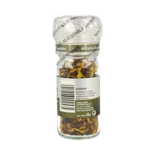 TOQUE Sazonador India ideal para sopas, verduras a la plancha o pollo al horno frasco de 40 g.
