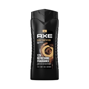 Imagen de AXE Dark temptation Gel de baño o ducha para hombre, acción relajante y aroma a chocolate negro 400 ml.
