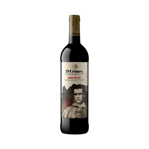 19 CRIMES Vino tinto elaborado en Australia botella 75 cl.