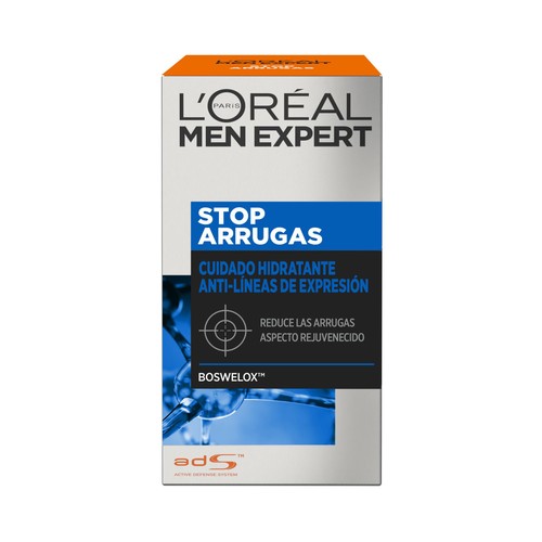 L´ORÉAL MEN EXPERT Crema hidratante anti-líneas de expresión L"ORÉAL MEN EXPERT Stop arrugas 50 ml.