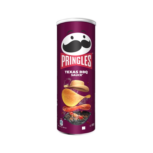 PRINGLES Patatas con forma de teja sabor barbacoa 165 g.