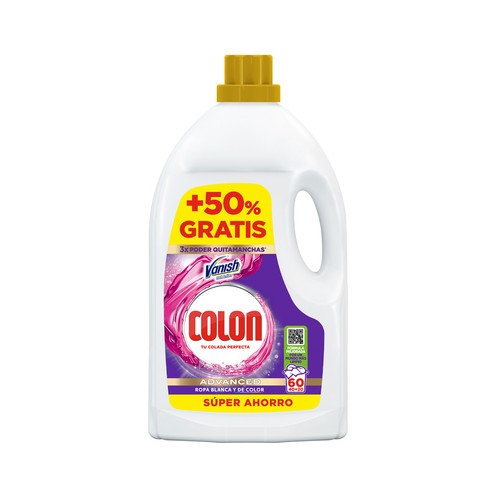COLON Vanish Detergente líquido con gel 40 DS + 50%
