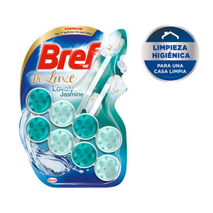 BREF Pastillas WC perfume Lovely Jasmine BREF DE LUXE 2 uds. x 50 g.