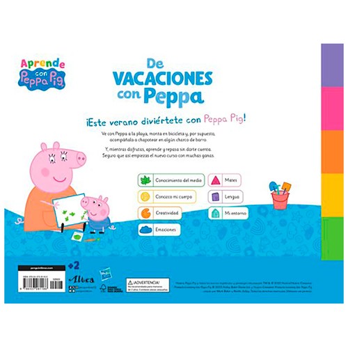De vacaciones con Peppa Pig (2 años), cuaderno de actividades. ALTEA