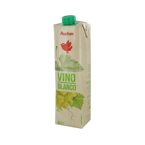 Vino blanco de mesa sin denominación de origen PRODUCTO ALCAMPO brik 1l.