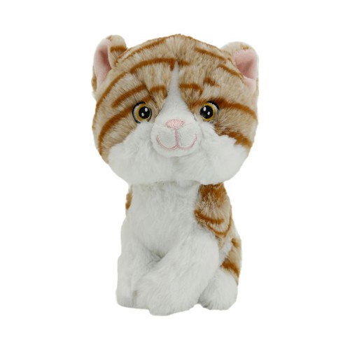 Gatito de peluche 20cm fabricado con materiales sotenibles, ONE TWO FUN ALCAMPO.