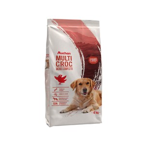 PRODUCTO ALCAMPO Pienso para perros a base de rica carne Multicroc 4 kg
