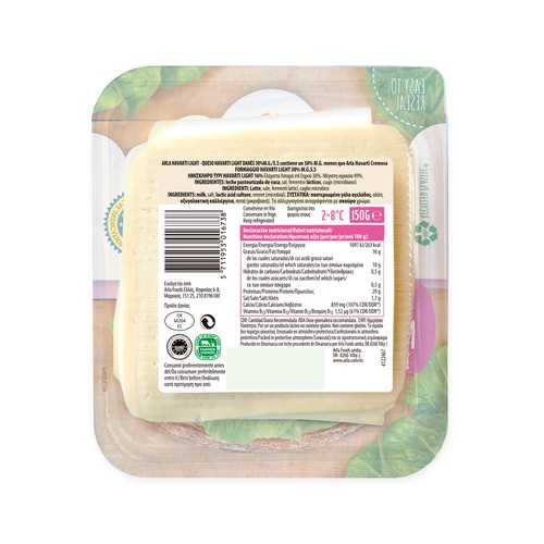 ARLA Queso Havarti light en lonchas 175 g. 