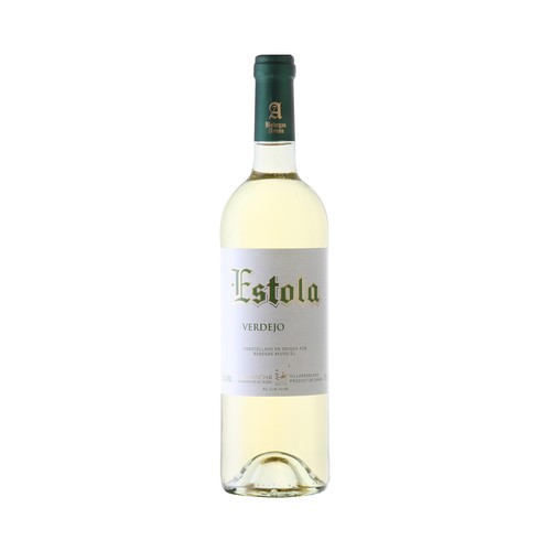 ESTOLA  Vino blanco verdejo con D.O. La Mancha ESTOLA botella de 75 cl.