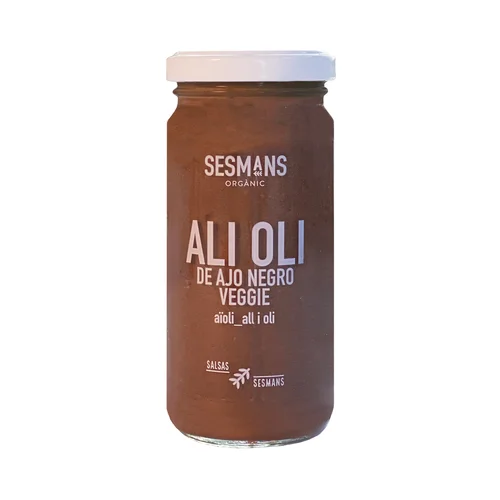 SESMANS ORGANIC Salsa alioli bio ecológica SESMANS ORGANIC 240 ml.
