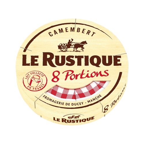 LE RUSTIQUE Queso camembert en porciones 8 uds.240 g. 